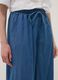 Pantaloni blu in puro lyocell a gamba ampia regular fit_3