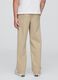 Beige regular stretch trousers_2