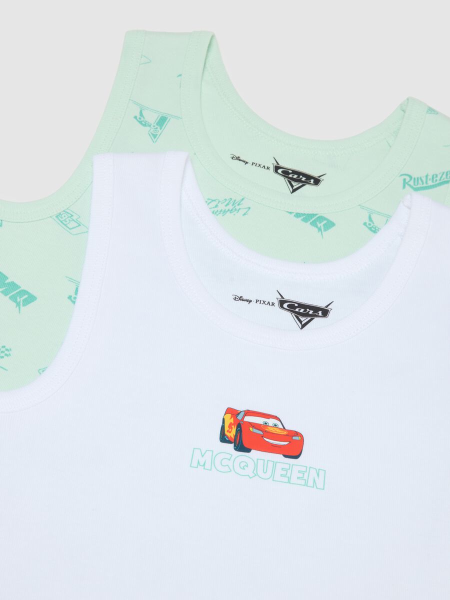 Bipack canottiere in puro cotone multicolor da bambino regular fit_2