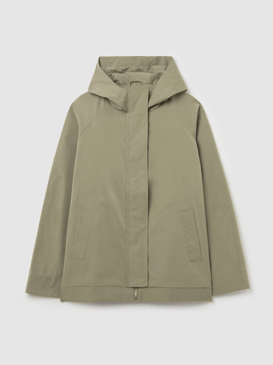 Curvy short jacket with hood_4