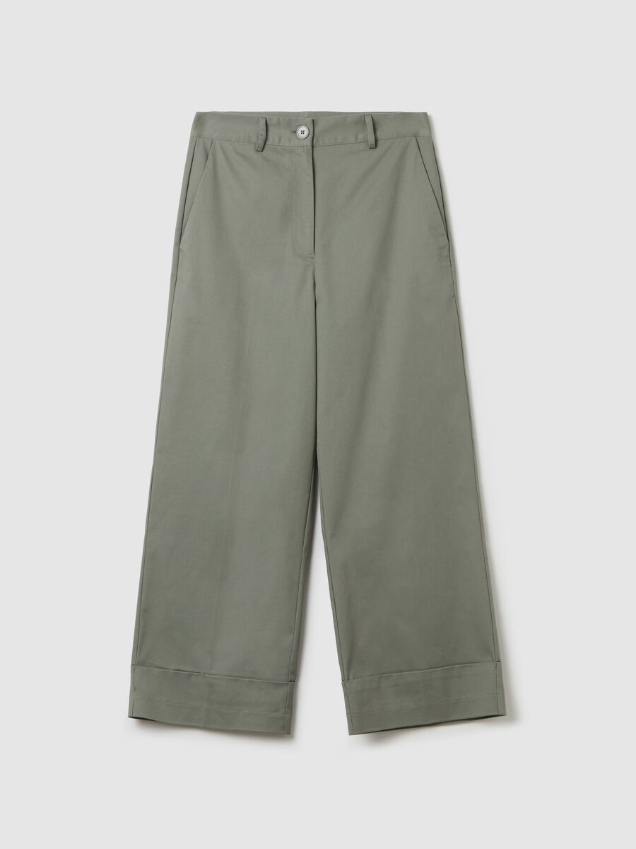 Wide-leg chino trousers_4