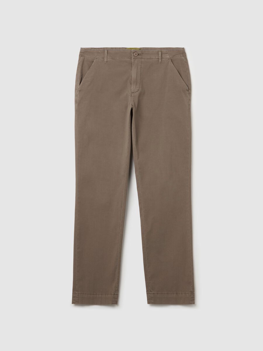 Stretch cotton chino trousers_4