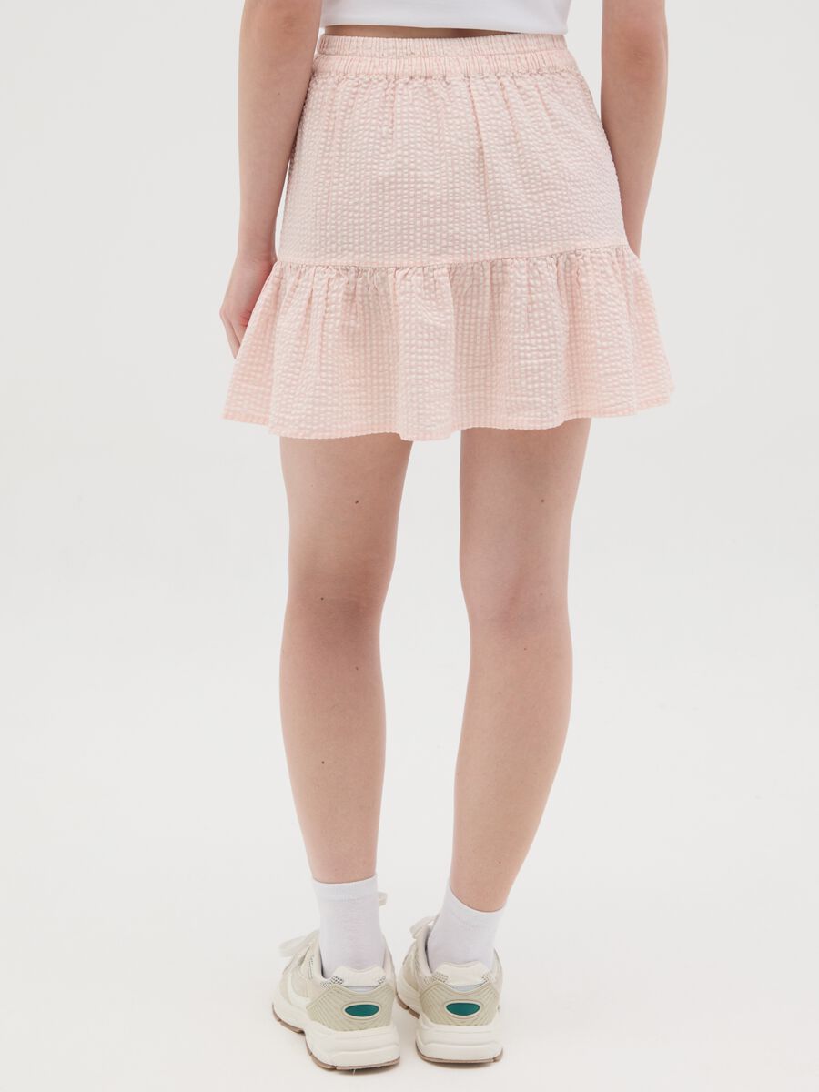 Pink Seersucker Skirt Milk+Hero_3