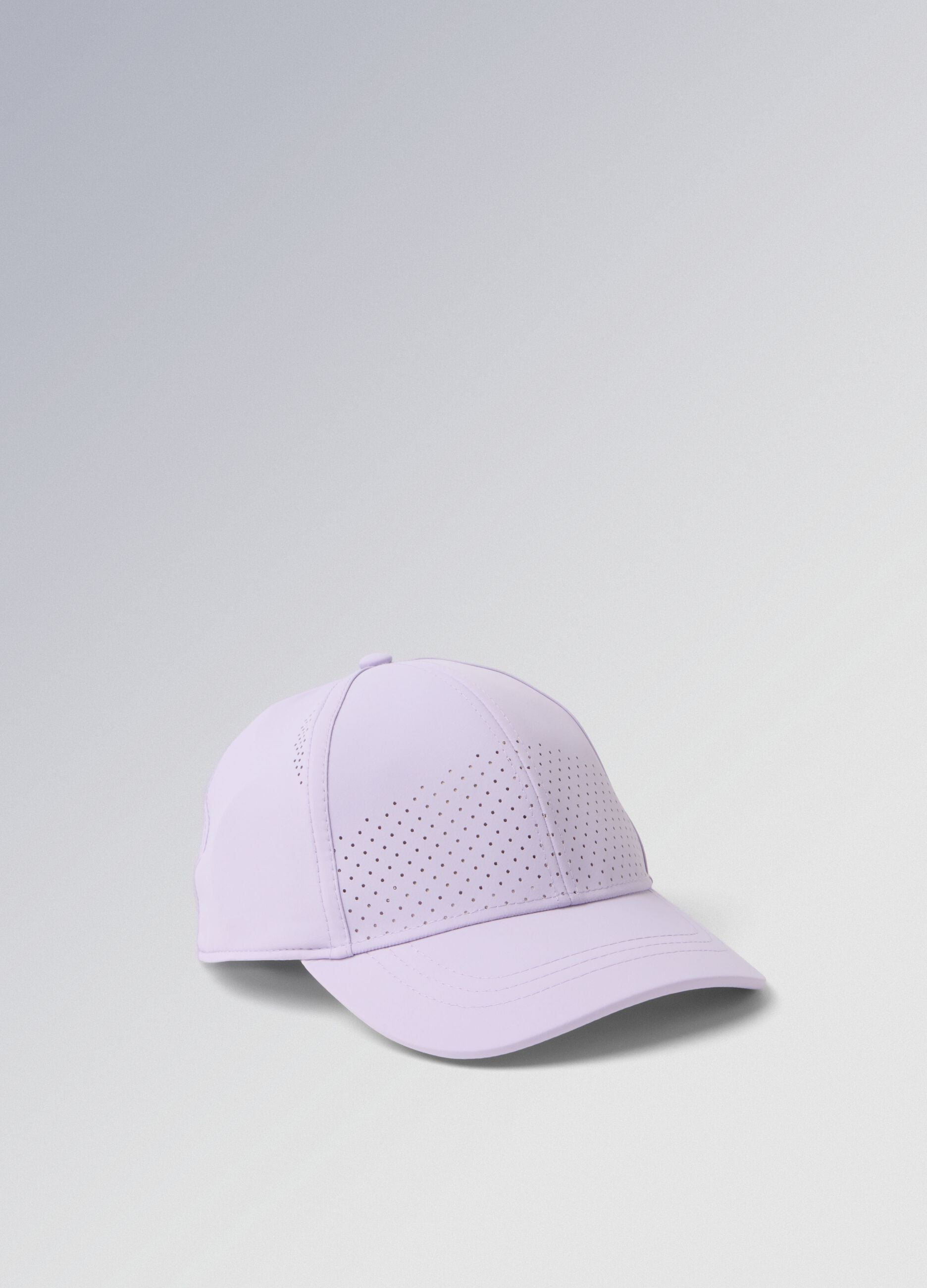 Cappellino sportivo viola in tessuto elasticizzato con visiera ALTAVIA COURT