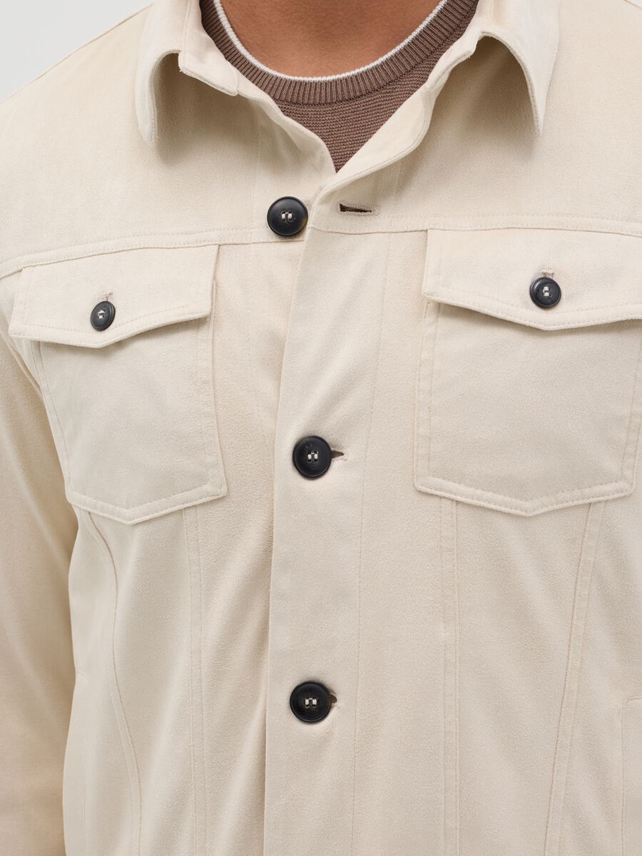 Beige suede shacket_3