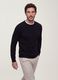 Black crew-neck viscose-blend jumper, regular fit_0