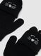 OVS Kids Black Gloves with Cat Design_1