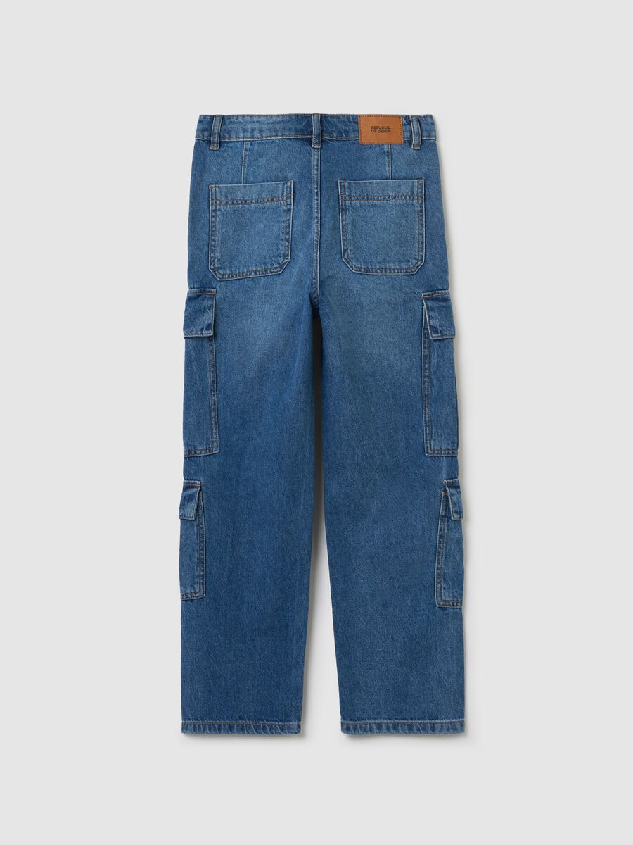 Jeans cargo relaxed fit_4