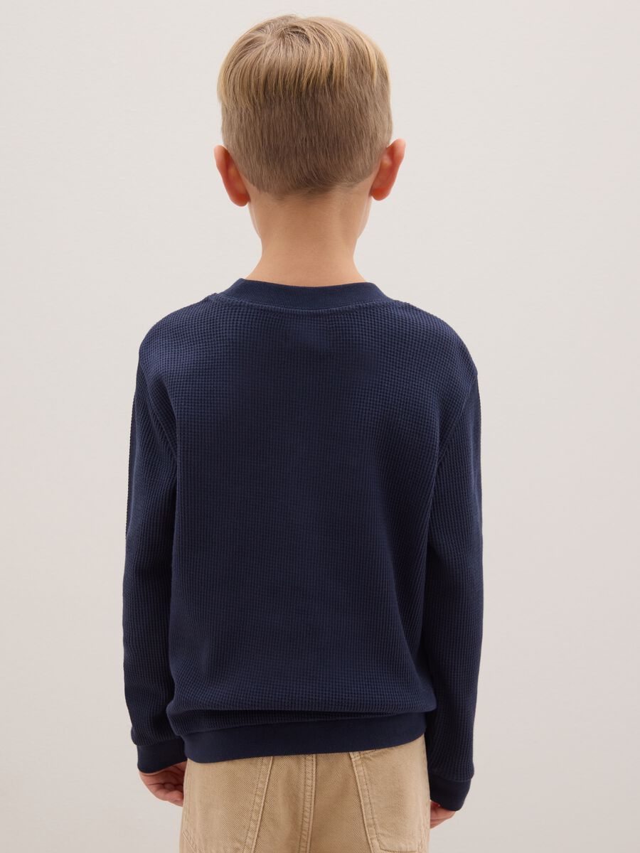 Pure Cotton Blue Kids T-Shirt with Regular Fit_1