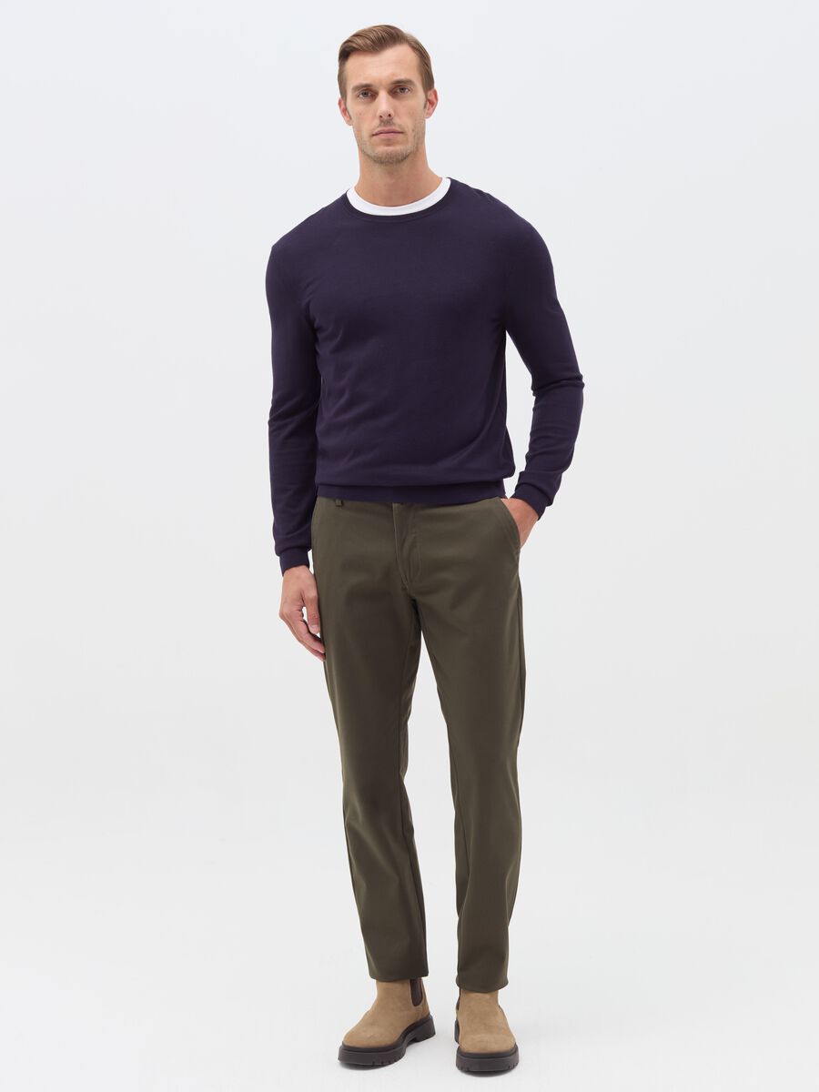 Regular-fit chino trousers_0