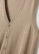 Beige deep V cotton-blend waistcoat with regular fit and buttons_5