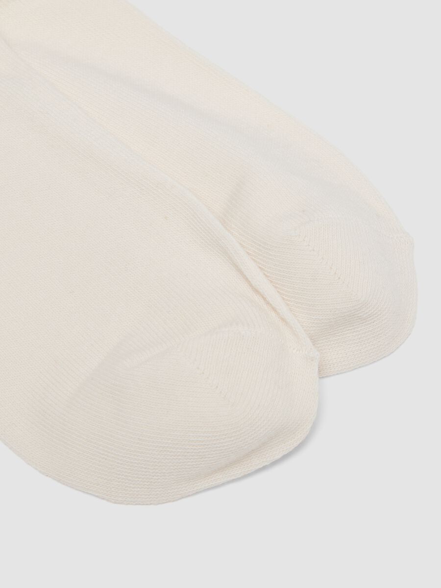 Calzini bianchi in cotone organico elasticizzato_2