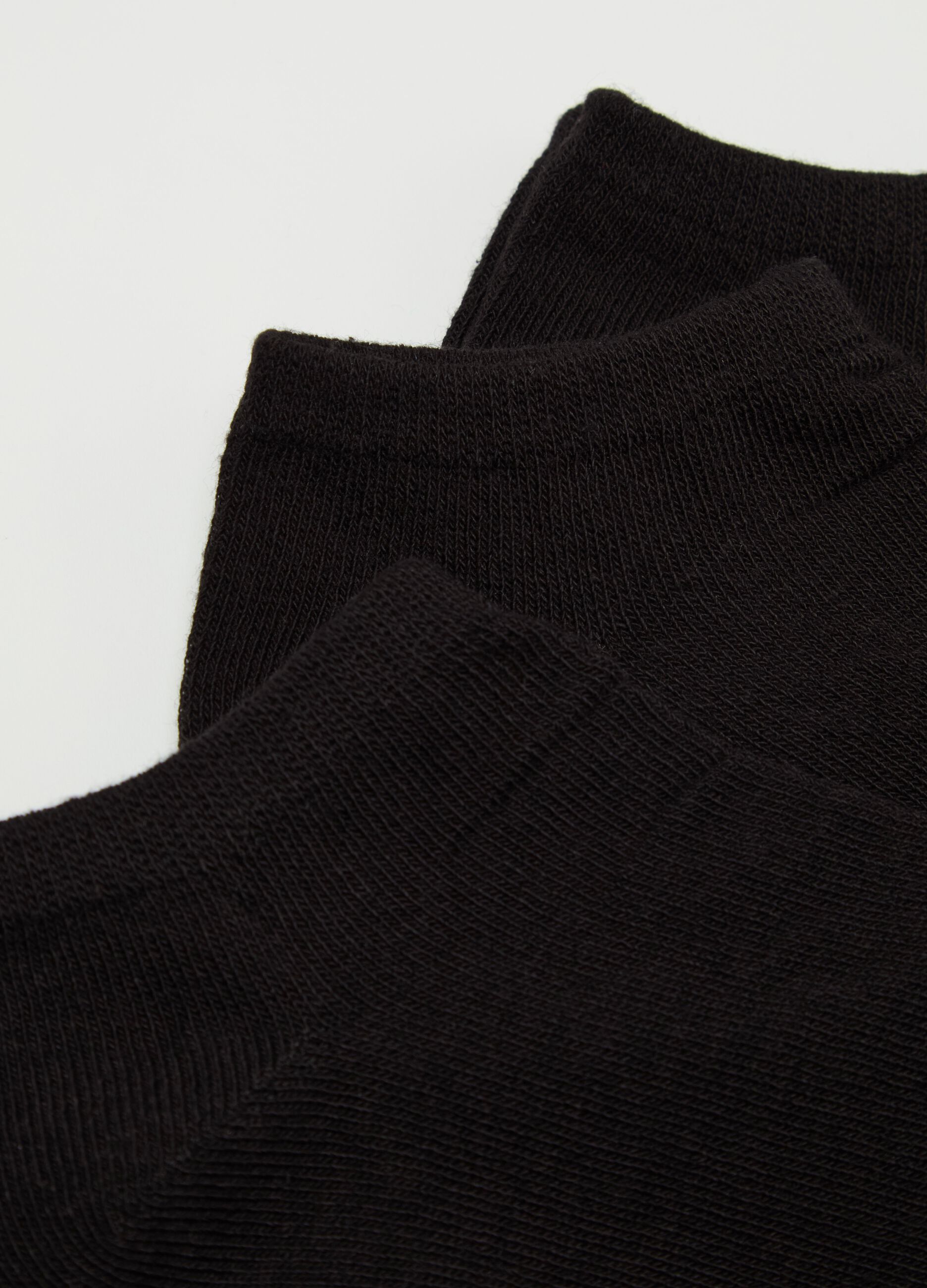 Seven-pair pack solid colour sneaker liners