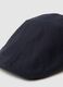 Blue pure cotton flat cap_1