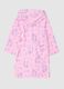 Girls' Pink Cotton Bathrobe_1
