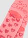 2-pack pink non-slip socks in stretchy organic cotton_2