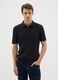 Black pure cotton polo regular fit_0