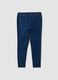 Jeggings blu skinny in cotone e viscosa elasticizzata_1