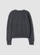 Grey pure cashmere crew-neck cardigan_2