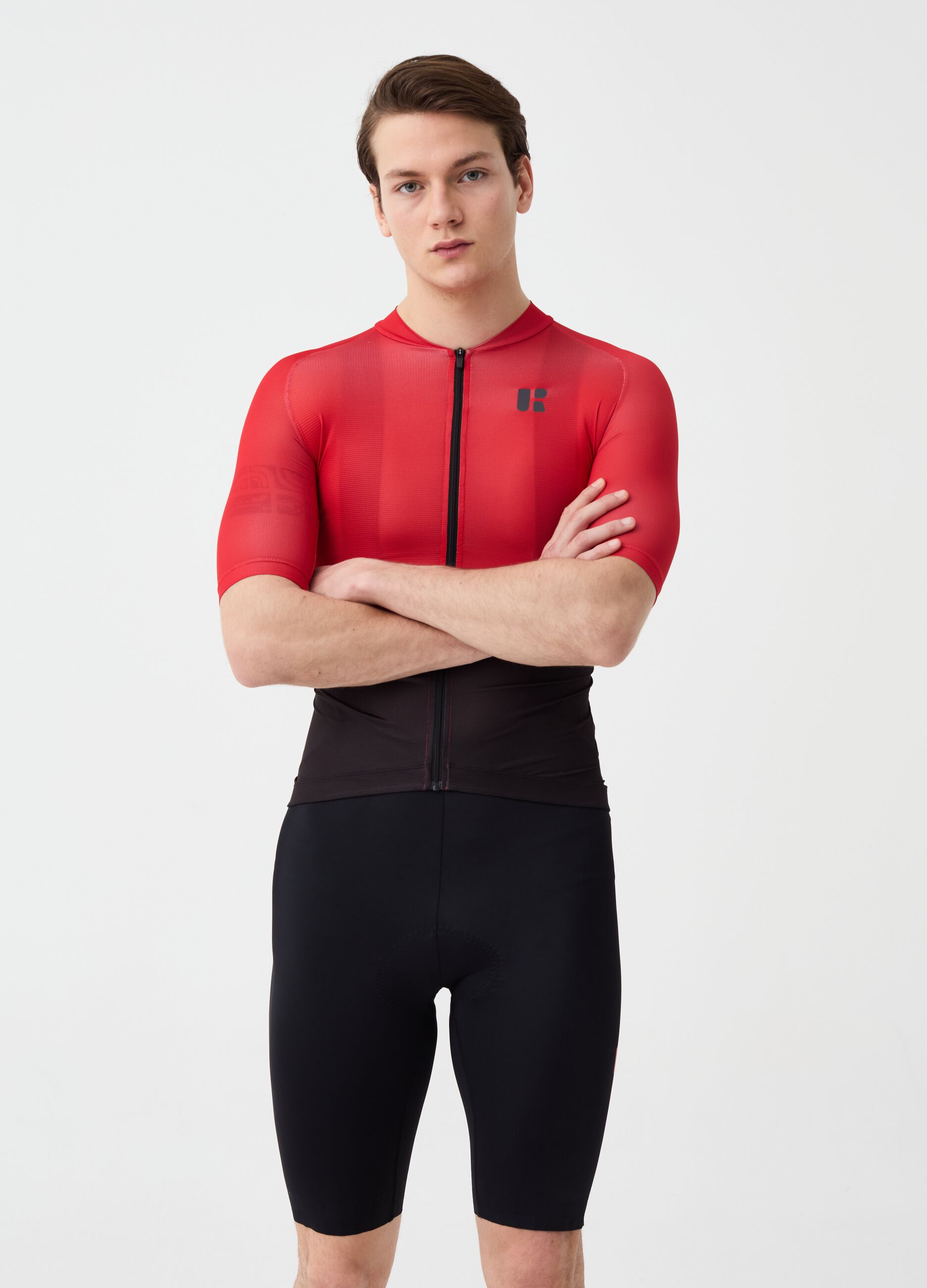 Ovs T-shirt ciclista full-zip Urban Riders