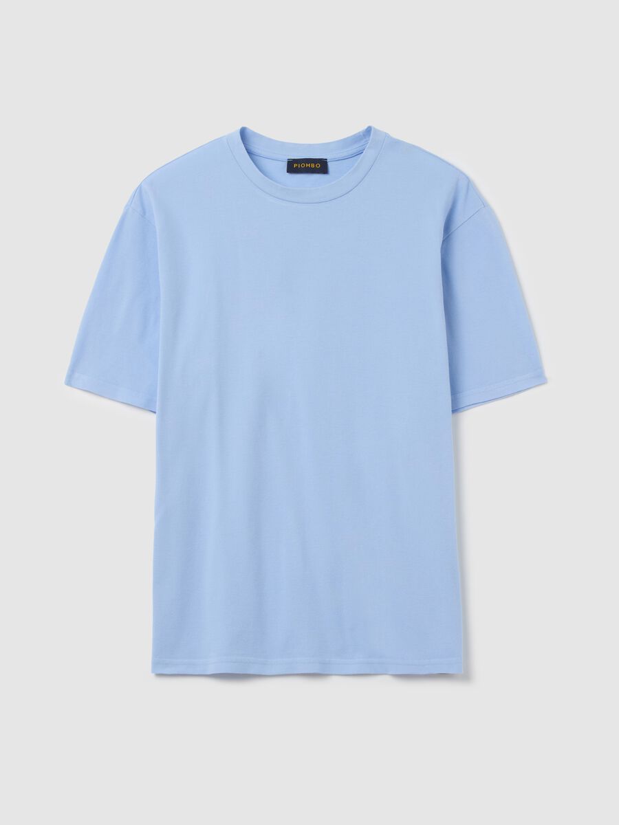 Solid colour cotton T-shirt_4