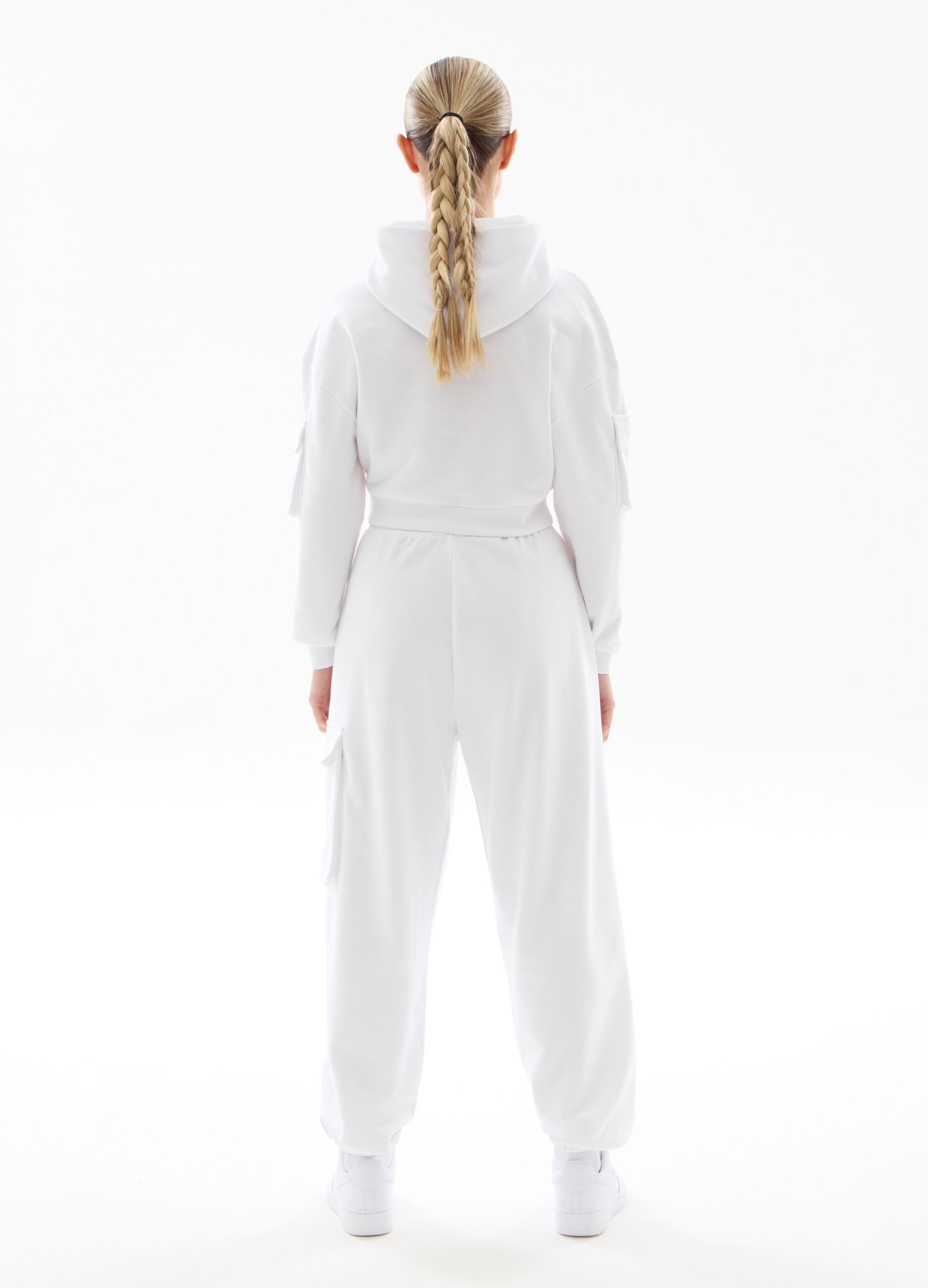 Cargo Sweatpants White