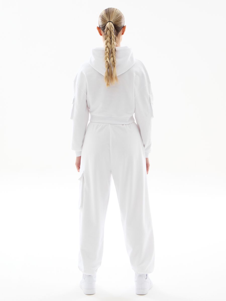 Cargo Sweatpants White_5