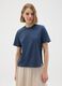 Blue T-shirt in pure Italian cotton regular fit_1
