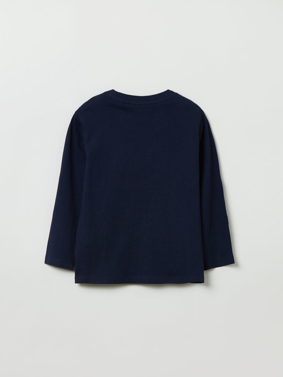 T-shirt a maniche lunghe con stampa _1