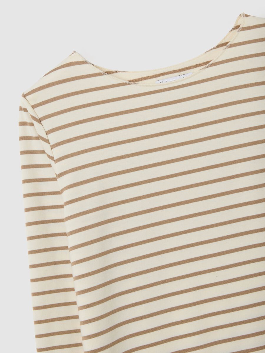 Striped beige cotton jumper_5