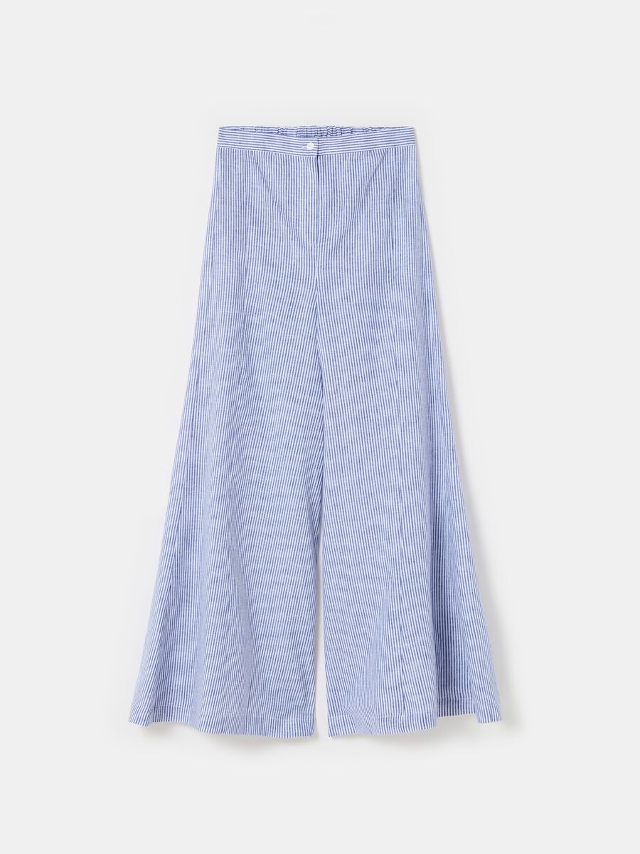 Flare-fit wide-leg trousers_1
