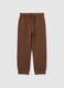 Boys' Brown Pure Cotton Jogger_0