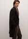 Stretch Black Velvet Coat_0