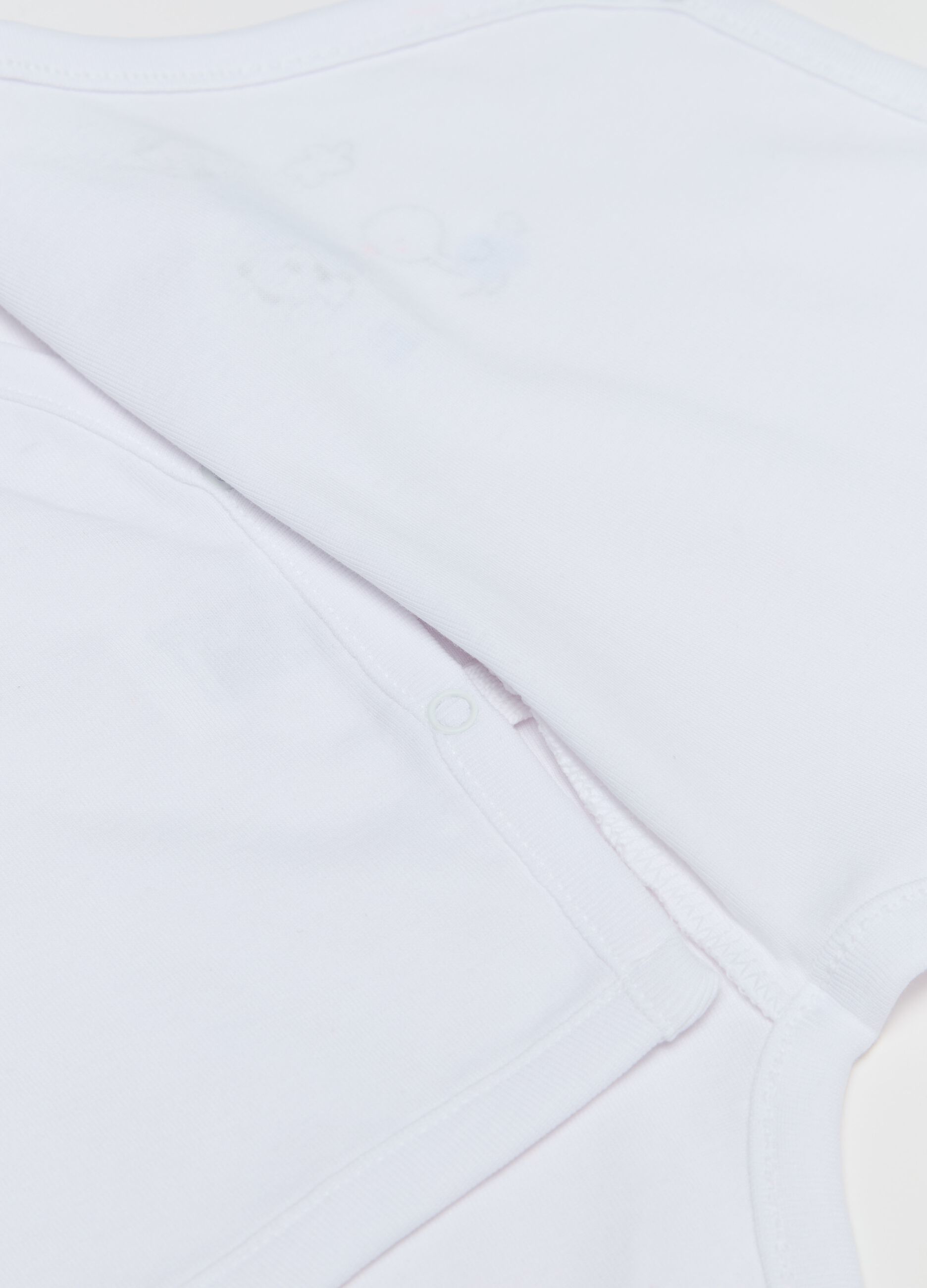 Bipack body in cotone bio con stampa animaletti