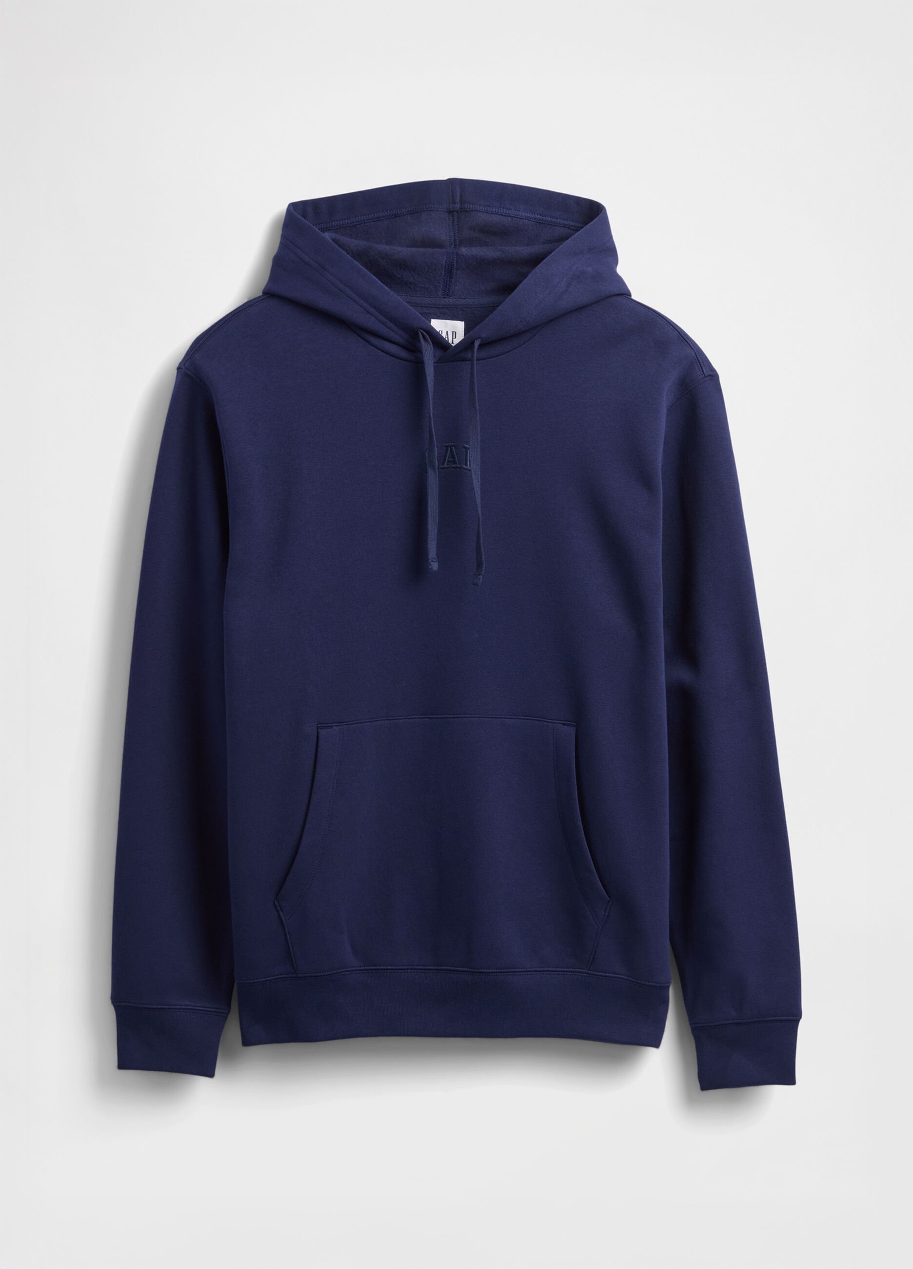 Felpa blu con cappuccio