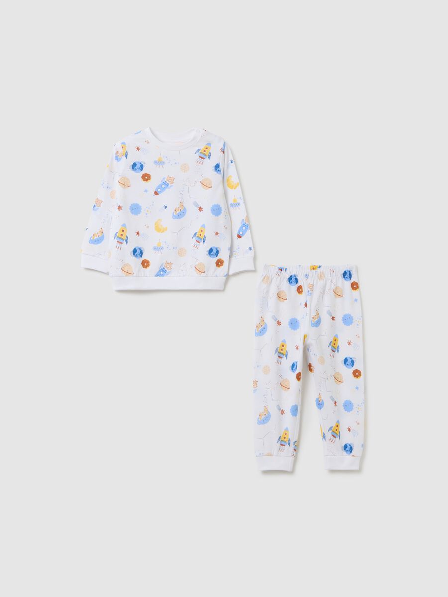 Children's pyjamas in multicolour pure cotton regular fit_0