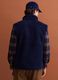 Gilet blu con colletto regular fit_3
