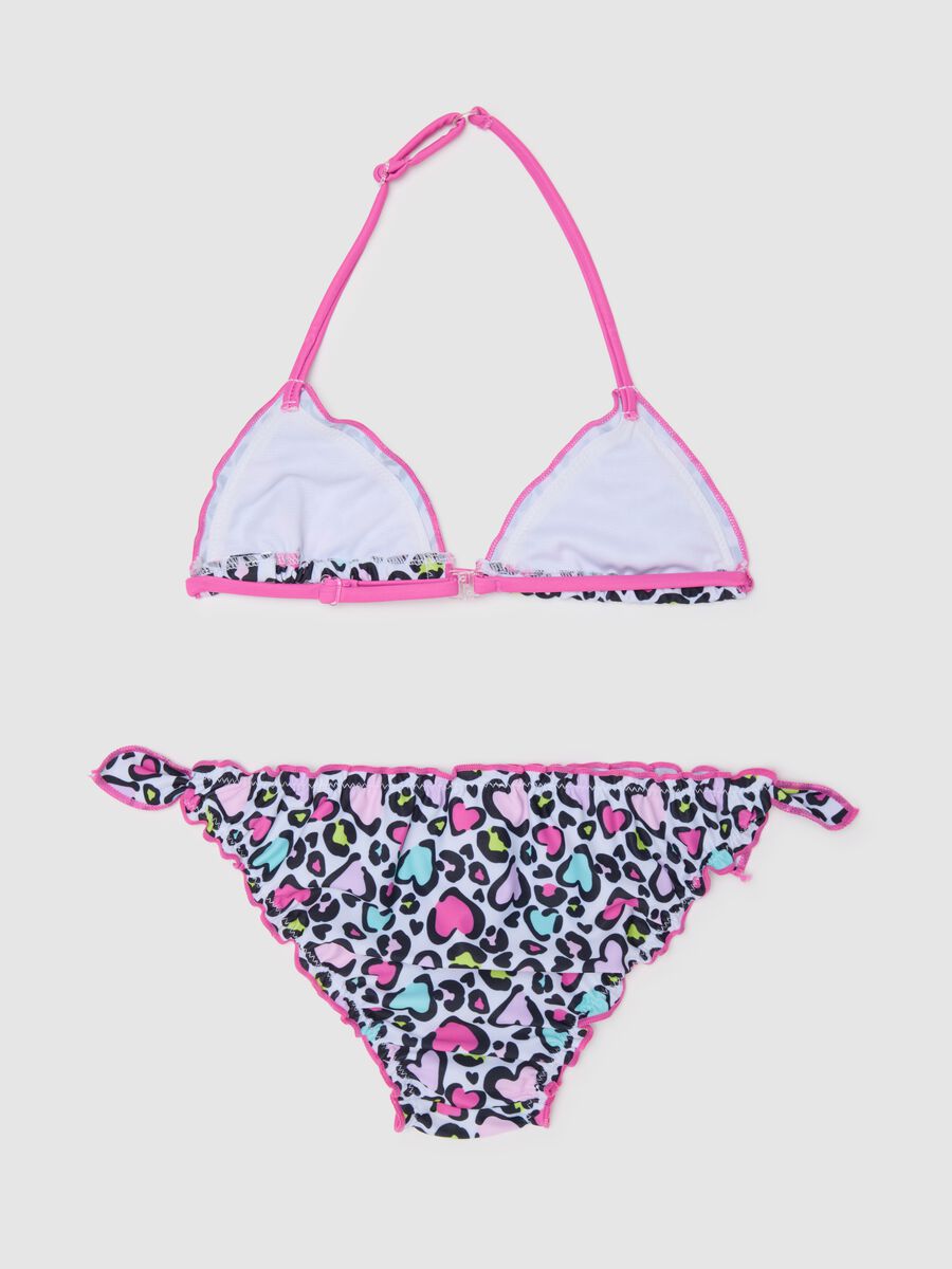 Girls' multicolor stretch blend bikini_1