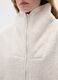 White regular fit zip-up sweatshirt_4