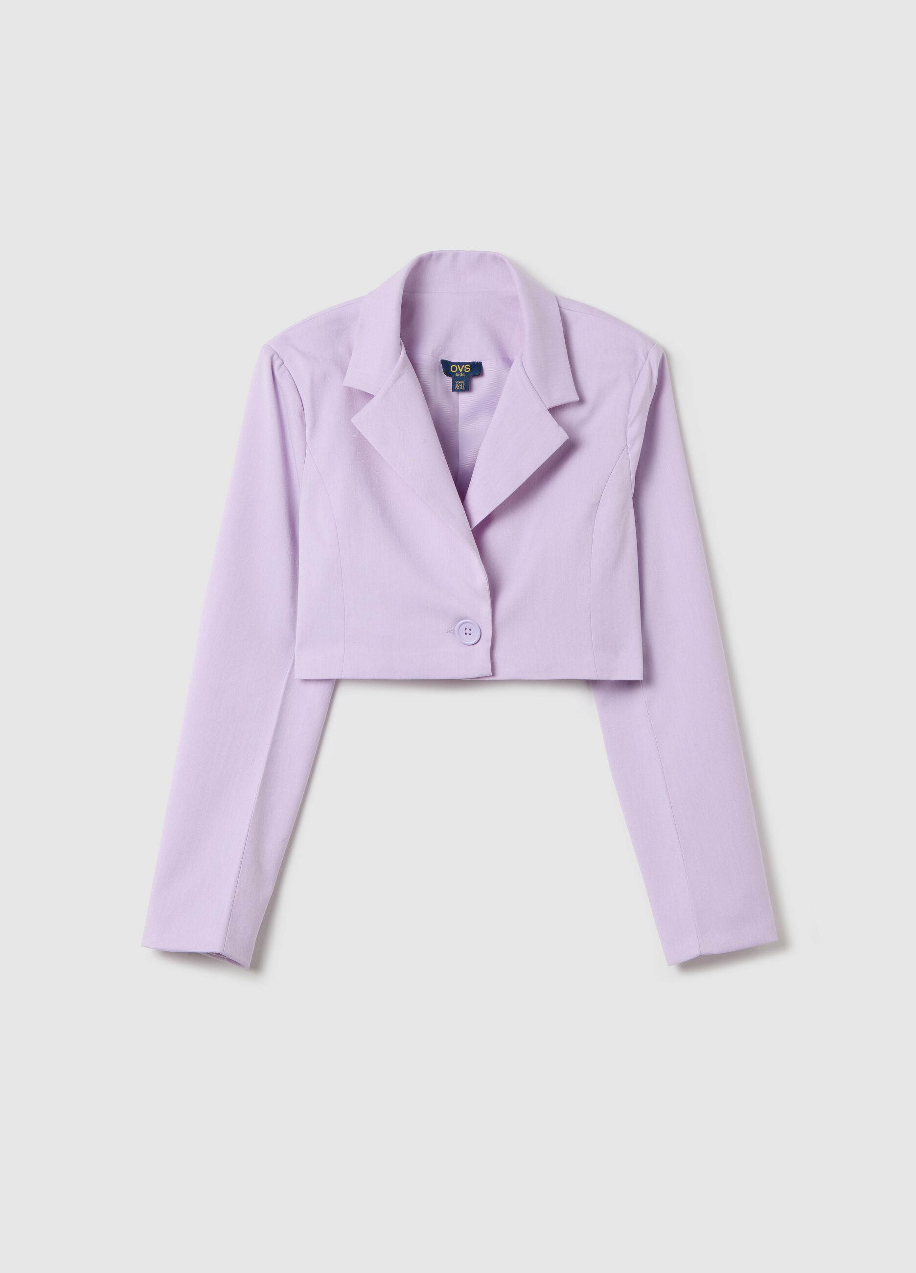 Blazer viola cropped fit