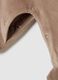 Multicolour Velour Baby Sleepsuit with Embroidery_3