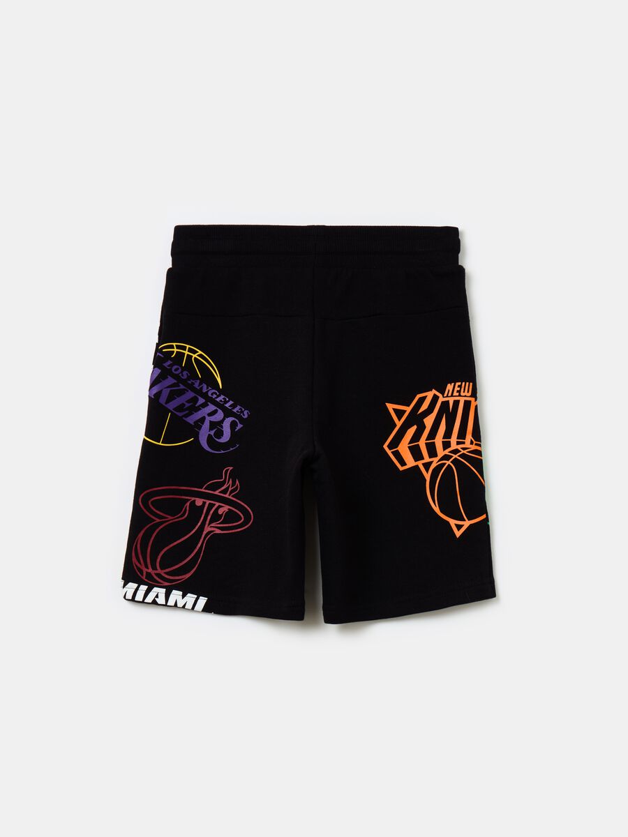 Shorts in French Terry stampa NBA_1