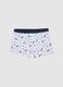 Multicoloured Stretch Cotton Boys' Boxer Shorts with Joystick_0