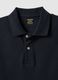 Blue regular fit pure cotton polo_5