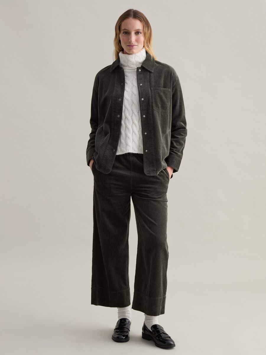 Corduroy shacket with pocket_1