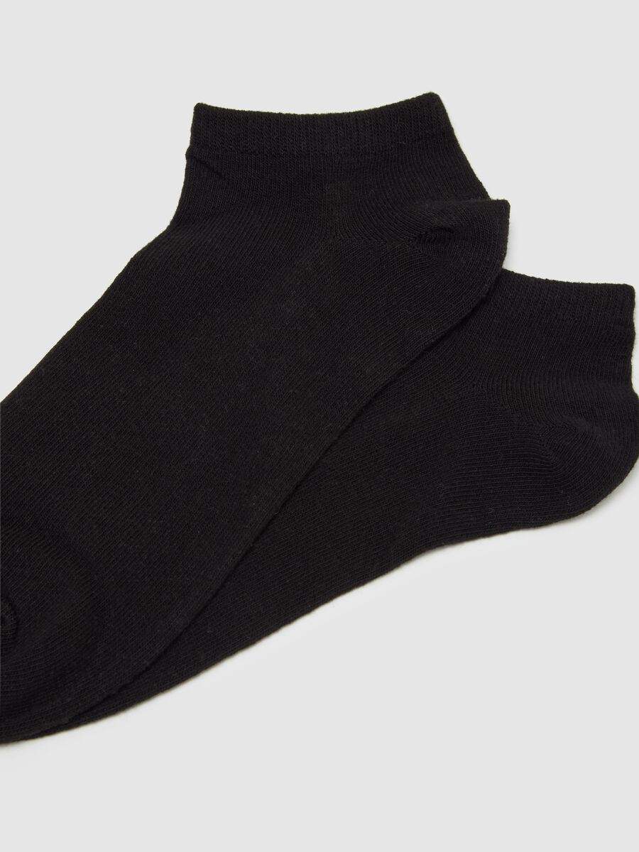 Women's Cotton Black Socks Set Regular Fit_1