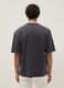 Grey pure cotton short-sleeve T-shirt in a relaxed fit_3