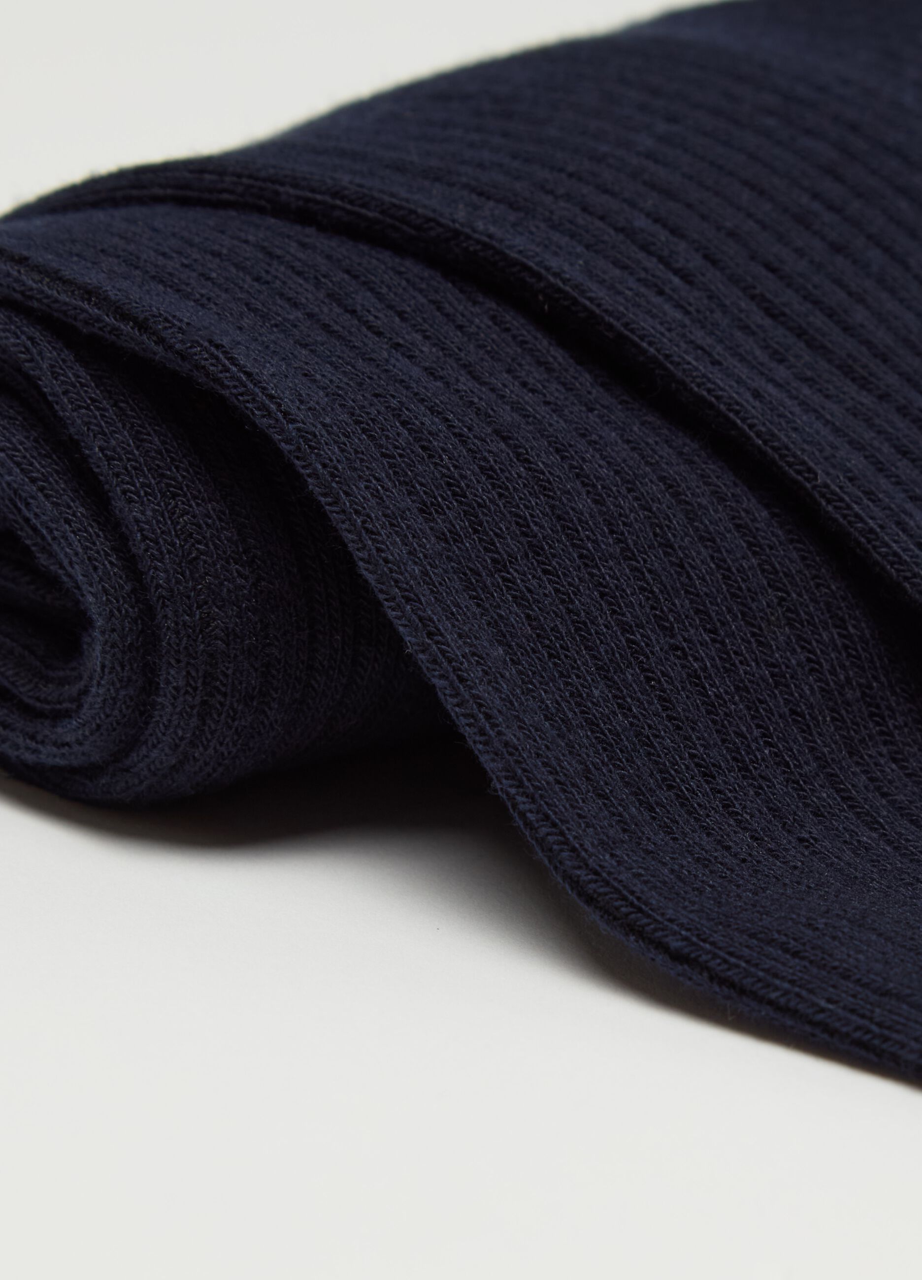 Three-pair pack ribbed midi socks
