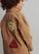 Brown cotton jacket with Disney patches_2