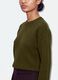 Green stretch wool crew-neck oversized jumper_3